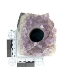 Amethyst Druzy Candle Holder