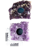 Amethyst Druzy Candle Holder