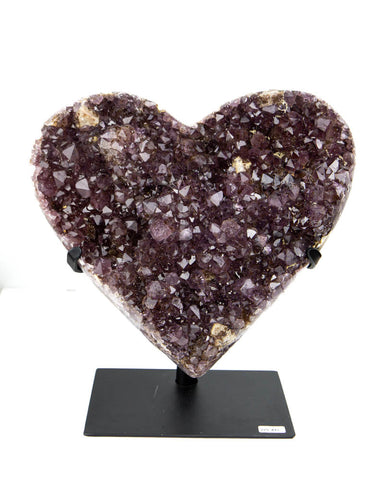 Large Amethyst Druzy Heart - 9.9 kg (#225415)