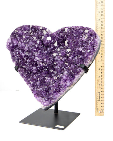 Large Amethyst Druzy Heart - 6.6 kg (#225417)
