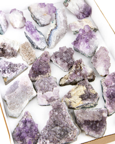 Amethyst Druzy (B/C Grade) - 22 pcs (#225793)