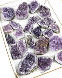 Uruguayan Amethyst Druzy Flat - 23 pcs (#225958)