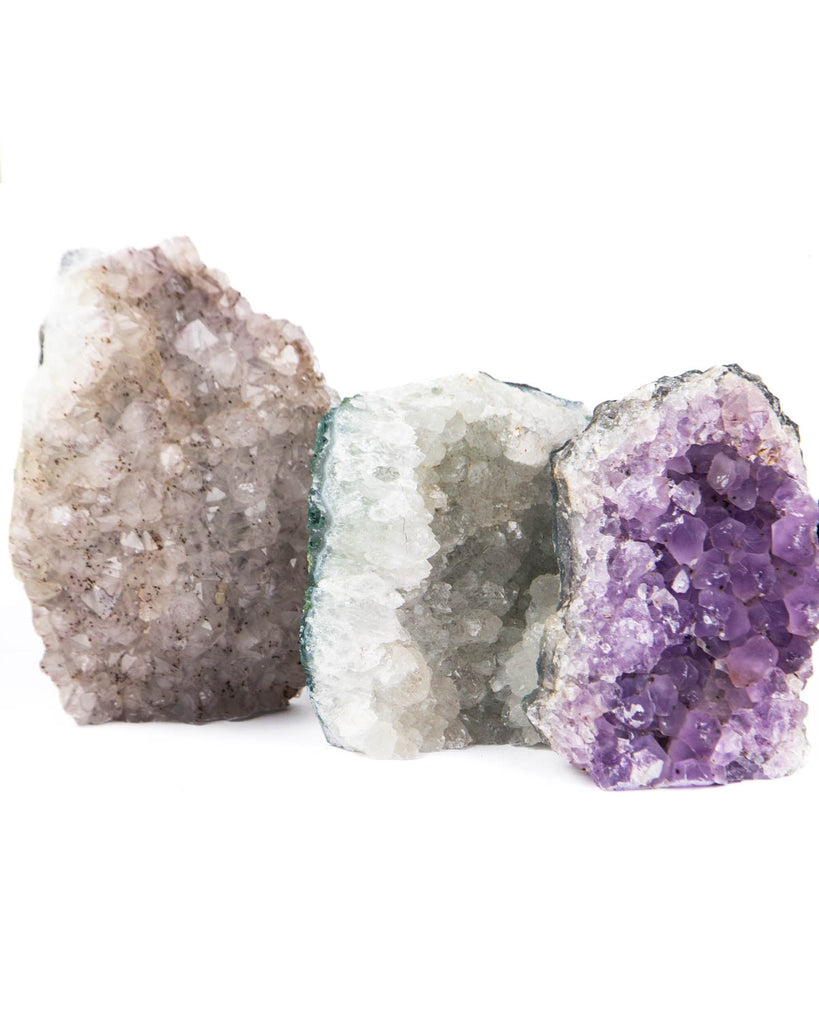 Amethyst Druzy Cut Base - 3 pcs (#226834)