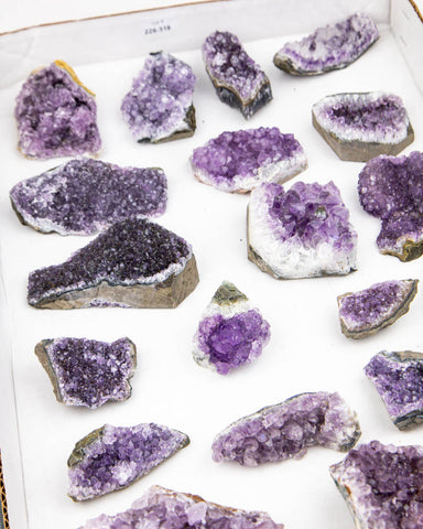 Uruguayan Amethyst Druzy - 21 pcs (#226518)