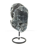 Dark Amethyst Druzy on Metal Stand - 3.49 kg (#226033)