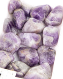 Extra Large Tumbled Chevron Amethyst - 15 pcs (#255863)