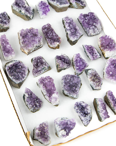 Uruguayan Amethyst Druzy - 27 pcs (#226014)