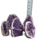 Polished Cut Base Amethyst Druzy - 5 pcs (#226005)