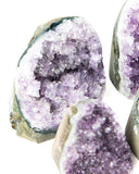 Polished Cut Base Amethyst Druzy - 6 pcs (#226007)