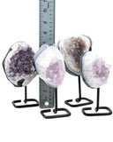 Amethyst Druzy on Stands - 4 pcs (#226349)