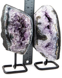 Amethyst Druzy on Stands - 2 pcs (#226350)