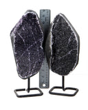 Amethyst Druzy on Stands - 2 pcs (#226351)