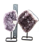 Amethyst Druzy on Stands - 2 pcs (#226352)