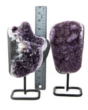 Amethyst Druzy on Stands - 2 pcs (#226353)