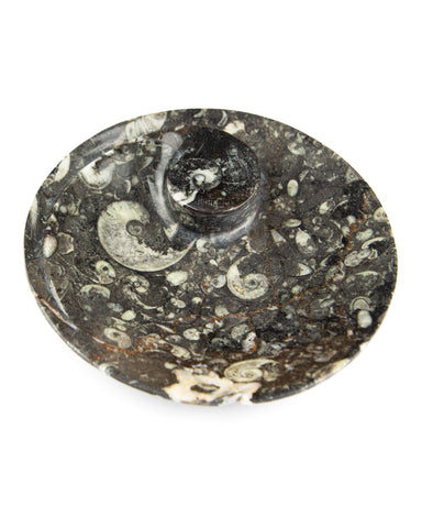 Ammonite Fossil Dish (Round)