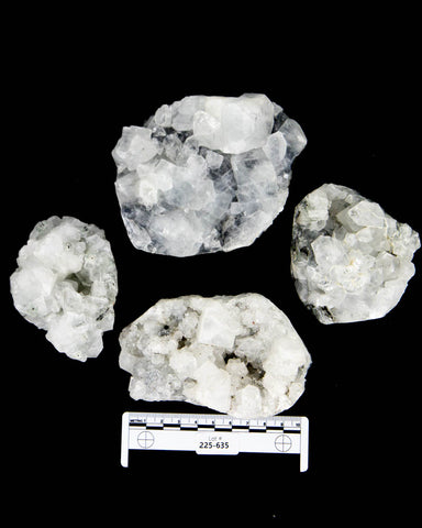 Apophyllite Specimens - 4 pcs (#225635)