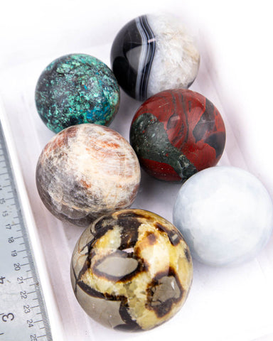 Assorted Spheres - 6 pcs (#226306)