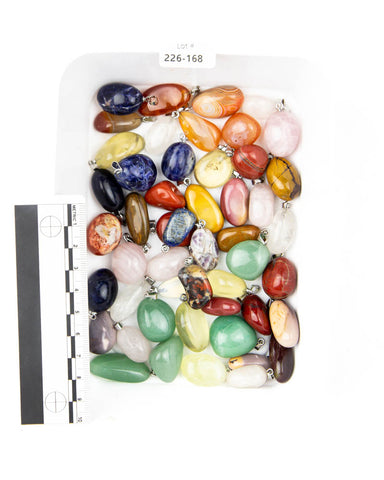 Assorted Tumbled Pendants - 50 pcs (#226168)