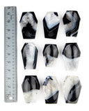 Black Agate Coffin Dish