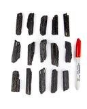 Rough Black Tourmaline (per pc)
