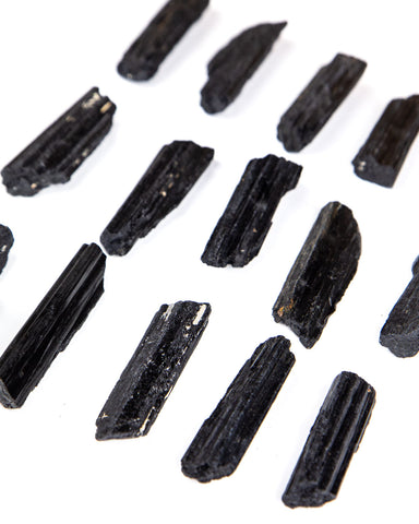 Rough Black Tourmaline (per pc)