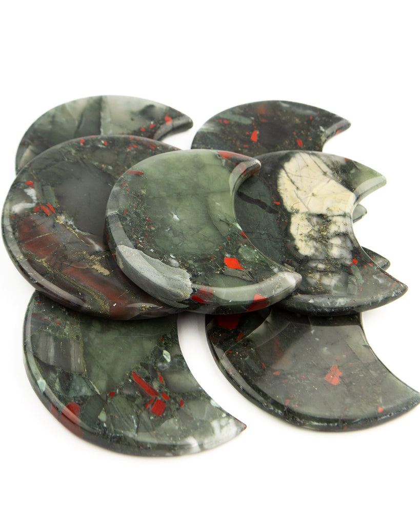 Bloodstone Moon Slab Carving