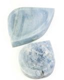 Blue Calcite Bowls - 2 pcs (#255833)