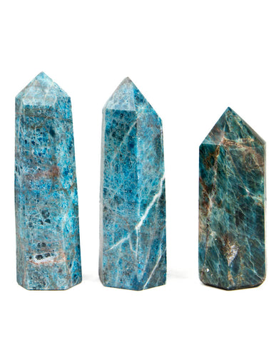 Blue Apatite Tower - Large