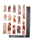 Carnelian Flower Agate Obelisk (2nd Quality)