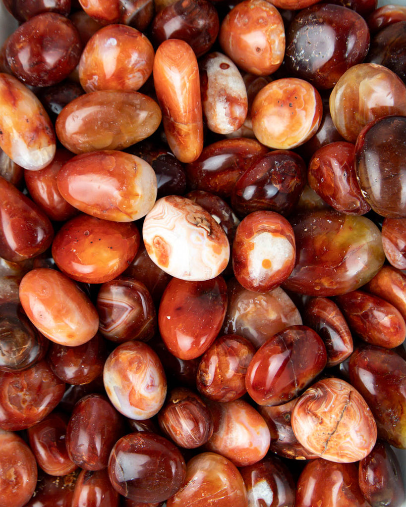 Carnelian Palm Stones