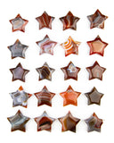 Carnelian Agate Star Carving