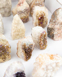 Cut Base Aqua Aura Citrine Druzy - 15 pcs (#226137)