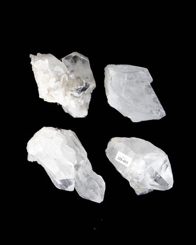 Clear Quartz Clusters - 4 pcs (#226603)