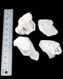 Clear Quartz Clusters - 4 pcs (#226603)