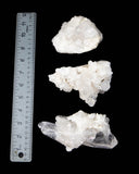 Clear Quartz Clusters - 3 pcs (#226604)