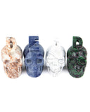 "DEAD" Skull Carvings - 4 pcs (#226141)