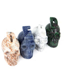 "DEAD" Skull Carvings - 4 pcs (#226141)