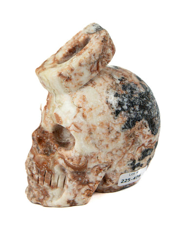 Alpha Skull "D" - Banded Calcite - 2.33 lb (#225476)