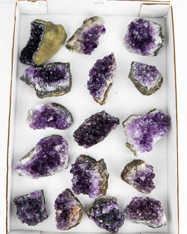 Dark Amethyst Druzy - 16 pcs / 6.99 lb (#225550)