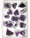 Dark Amethyst Druzy - 15 pcs / 7.01 lb (#225551)