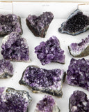 Dark Amethyst Druzy - 15 pcs / 7.01 lb (#225551)