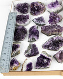 Dark Amethyst Druzy - 16 pcs / 7.31 lb (#225553)