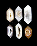 Agate Double Terminated Points - 6 pcs (#225948)