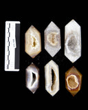 Agate Double Terminated Points - 6 pcs (#225948)