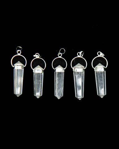 Double Terminated Point Pendant