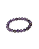 Faceted 8mm Bracelet - Amethyst