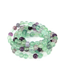 Faceted 8mm Bracelet - Fluorite