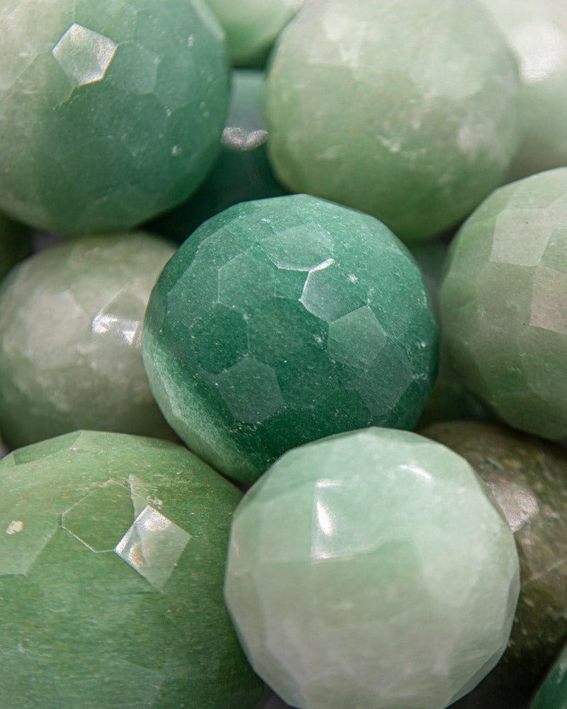 Aventurine Faceted Sphere