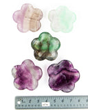 Fluorite Flower Bowls - 5 pcs (#226105)