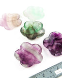 Fluorite Flower Bowls - 5 pcs (#226105)